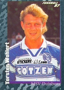 Cromo Torsten Wohlert - German Football Bundesliga 1996-1997 - Panini