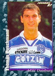 Cromo Thomas Puschmann - German Football Bundesliga 1996-1997 - Panini