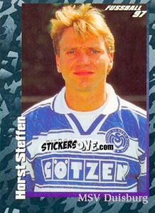 Sticker Horst Steffen - German Football Bundesliga 1996-1997 - Panini