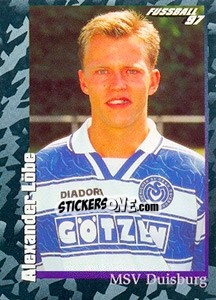 Cromo Alexander Löbe - German Football Bundesliga 1996-1997 - Panini