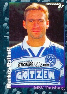 Sticker Markus Osthoff - German Football Bundesliga 1996-1997 - Panini