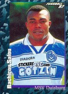 Figurina Bachirou Salou - German Football Bundesliga 1996-1997 - Panini