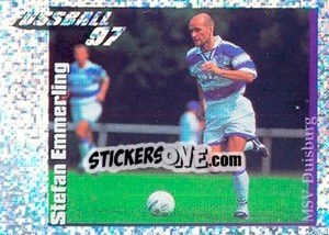 Sticker Action Bild Stefan Emmerling - German Football Bundesliga 1996-1997 - Panini