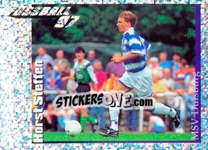 Sticker Action Bild Horst Steffen - German Football Bundesliga 1996-1997 - Panini