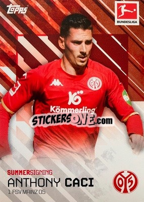 Sticker Anthony Caci - Bundesliga Summer Signings 2022-2023
 n. 5 - Topps