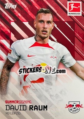 Sticker David Raum - Bundesliga Summer Signings 2022-2023
 - Topps