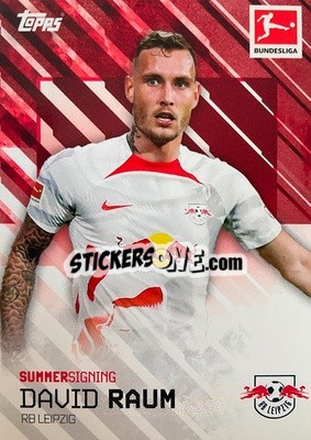 Sticker David Raum - Bundesliga Summer Signings 2022-2023
 n. 11 - Topps