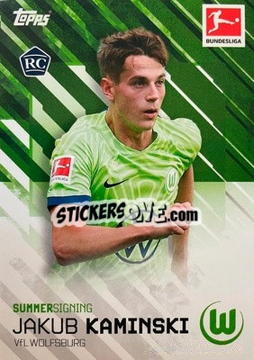 Sticker Jakub Kaminski - Bundesliga Summer Signings 2022-2023
 - Topps