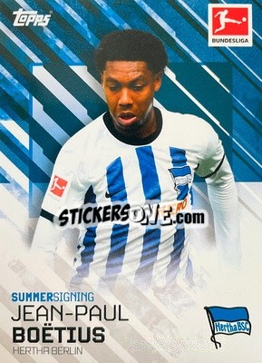 Sticker Jean-Paul Boëtius - Bundesliga Summer Signings 2022-2023
 n. 19 - Topps