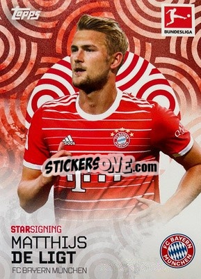 Sticker Matthijs de Ligt - Bundesliga Summer Signings 2022-2023
 n. 35 - Topps