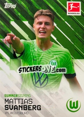 Sticker Mattias Svanberg - Bundesliga Summer Signings 2022-2023
 n. 36 - Topps