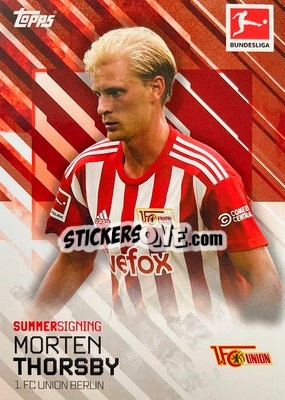Sticker Morten Thorsby - Bundesliga Summer Signings 2022-2023
 n. 41 - Topps