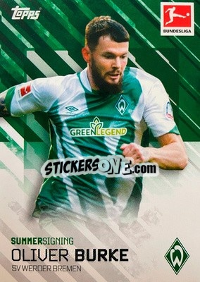 Sticker Oliver Burke - Bundesliga Summer Signings 2022-2023
 - Topps