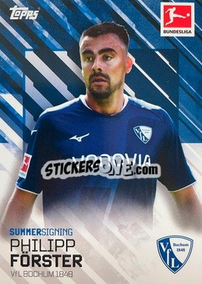 Sticker Philipp Förster - Bundesliga Summer Signings 2022-2023
 - Topps