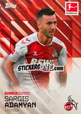 Sticker Sargis Adamyan - Bundesliga Summer Signings 2022-2023
 - Topps