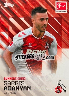 Sticker Sargis Adamyan - Bundesliga Summer Signings 2022-2023
 n. 52 - Topps