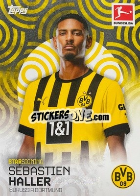 Sticker Sébastien Haller - Bundesliga Summer Signings 2022-2023
 - Topps