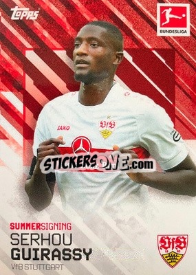 Sticker Serhou Guirassy - Bundesliga Summer Signings 2022-2023
 n. 55 - Topps