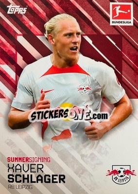 Sticker Xaver Schlager - Bundesliga Summer Signings 2022-2023
 - Topps