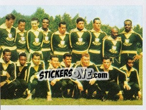Sticker Delegação campeã - Brasil de Todas as Copas n. 33 - Panini