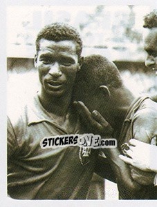 Sticker Pelé, 17 anos - Brasil de Todas as Copas n. 34 - Panini