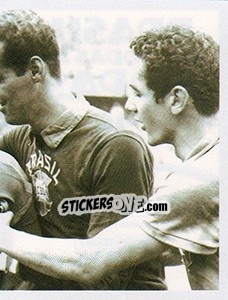 Sticker Pelé, 17 anos - Brasil de Todas as Copas n. 35 - Panini
