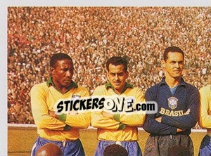 Sticker Os bicampeões mundiais - Brasil de Todas as Copas n. 40 - Panini