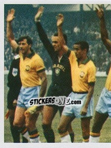 Sticker O time de 1966 - Brasil de Todas as Copas n. 56 - Panini