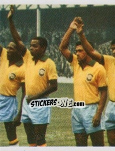 Sticker O time de 1966 - Brasil de Todas as Copas n. 57 - Panini