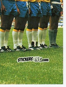 Sticker Os tricampeões - Brasil de Todas as Copas n. 75 - Panini