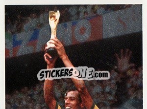 Sticker O capitão Carlos Alberto Torres - Brasil de Todas as Copas n. 77 - Panini