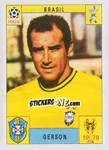 Sticker Gerson - Brasil de Todas as Copas n. 80 - Panini