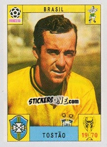 Sticker Tostão - Brasil de Todas as Copas n. 81 - Panini