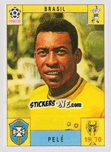 Sticker Pelé - Brasil de Todas as Copas n. 82 - Panini