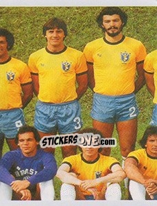 Sticker A Constelação Brasileira - Brasil de Todas as Copas n. 100 - Panini