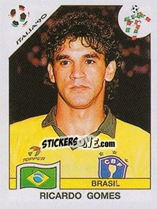Sticker Ricardo Gomes - Brasil de Todas as Copas n. 107 - Panini