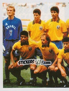 Sticker A seleção de Lazaroni - Brasil de Todas as Copas n. 109 - Panini