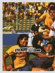 Sticker Brasil x Argentina - Brasil de Todas as Copas n. 111 - Panini