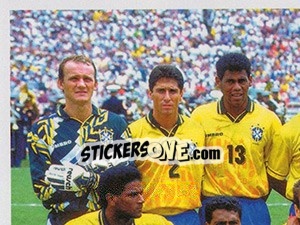 Sticker O time de 1994 - Brasil de Todas as Copas n. 123 - Panini