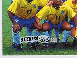 Sticker O time de 1994 - Brasil de Todas as Copas n. 125 - Panini