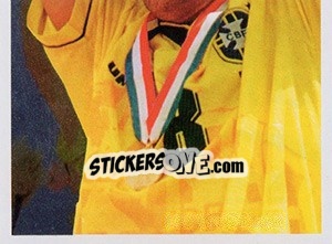 Sticker Dunga - Brasil de Todas as Copas n. 129 - Panini