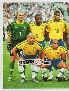 Sticker Os vice-campeões - Brasil de Todas as Copas n. 134 - Panini