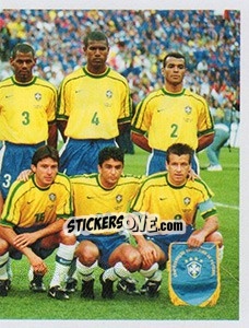 Cromo Os vice-campeões - Brasil de Todas as Copas - Panini