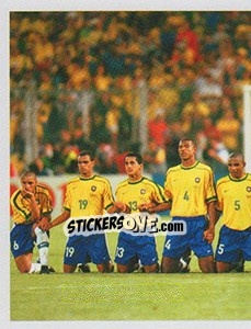 Sticker Aflição total - Brasil de Todas as Copas n. 137 - Panini