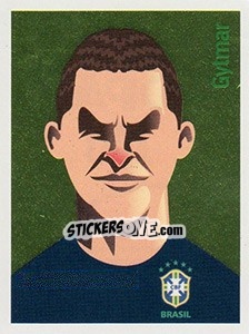 Sticker Gylmar - Brasil de Todas as Copas n. 140 - Panini