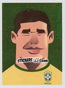 Sticker Mauro Ramos - Brasil de Todas as Copas n. 143 - Panini
