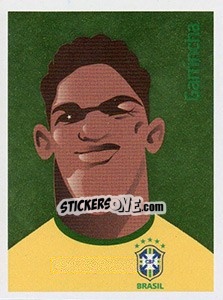 Cromo Garrincha - Brasil de Todas as Copas - Panini