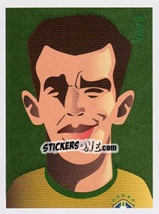 Sticker Vavá - Brasil de Todas as Copas n. 149 - Panini
