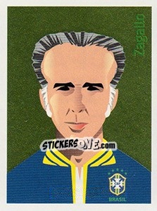 Figurina Zagallo - Brasil de Todas as Copas - Panini