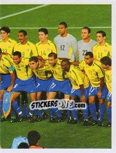 Sticker Elenco do penta - Brasil de Todas as Copas - Panini